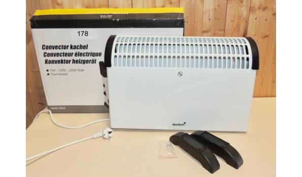 Convector heater 750-1250-2000W Licht beschadigd